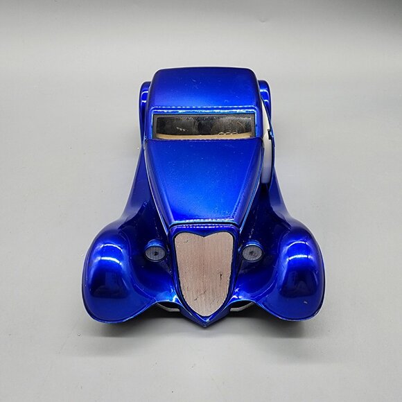 Jada 1934 Ford Diecast Model Car 1:24 Blue Custom Hot Rod Collectible - Picture 2 of 14